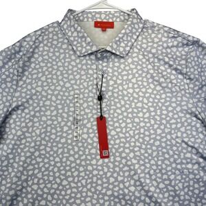 Redvanly Shirt Mens 2XL Blue Lavender Chatillon Polo Golf Athletic Performance